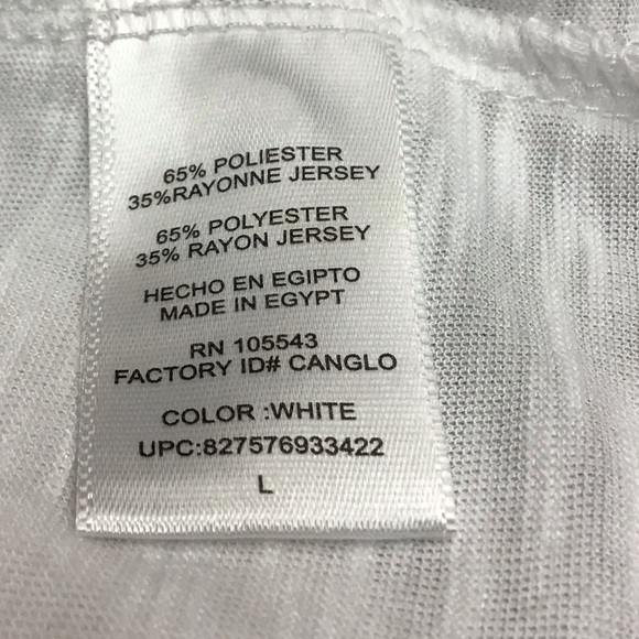 DAISY FUENTES  women's sleeveless V neck top Lg  white - Picture 5 of 5